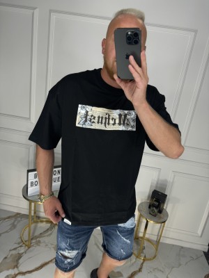 SKULL JUODI MARŠKINĖLIAI