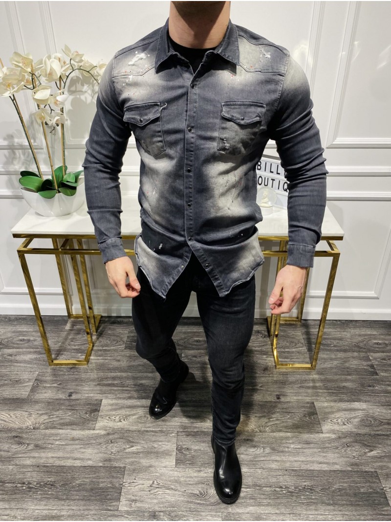 PILKI DŽINSINIAI MARŠKINUKAI