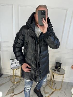 ILGA JUODA ECO ODOS STRIUKĖ SU KAPIŠONU