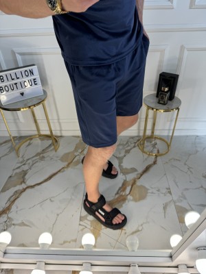 MĖLYNAS LIETUVIŠKAS VELIŪRINIS VASARINIS KOMPLEKTAS