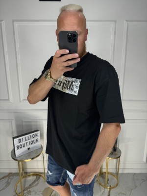 SKULL JUODI MARŠKINĖLIAI