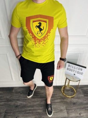 GELTONAS SU JUODU VASARINIS KOMPLEKTAS