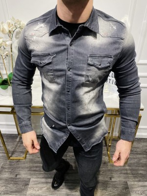 PILKI DŽINSINIAI MARŠKINUKAI