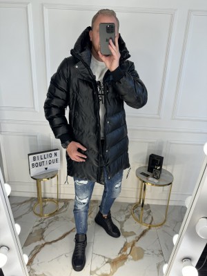 ILGA JUODA ECO ODOS STRIUKĖ SU KAPIŠONU