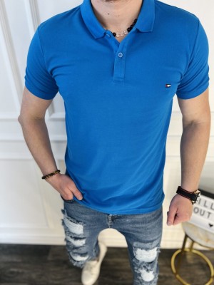 POLO MĖLYNI MARŠKINĖLIAI