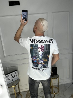 TOMORROW BALTI MARŠKINĖLIAI